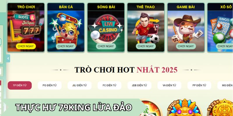 thực hư 79king lừa đảo